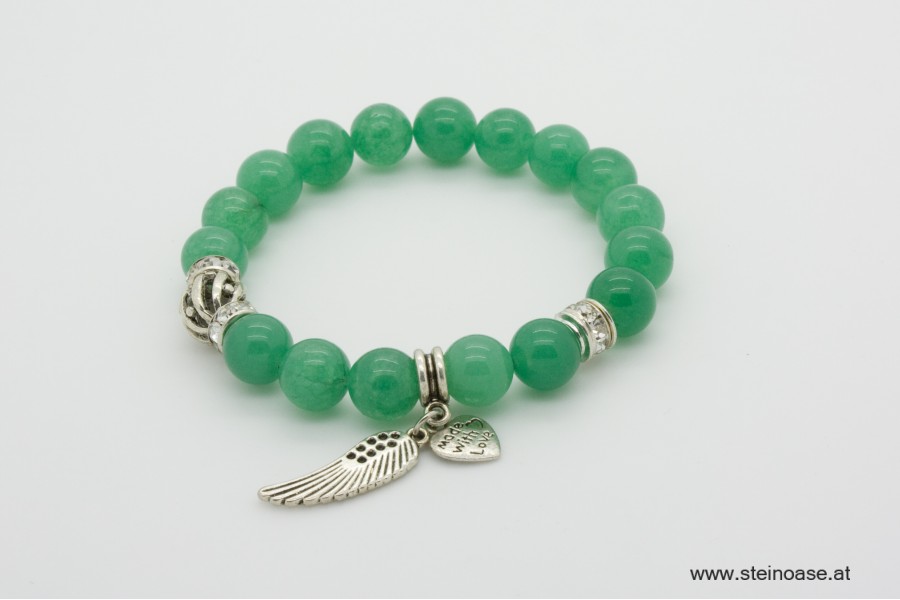 Armband Aventurin "Flügel"